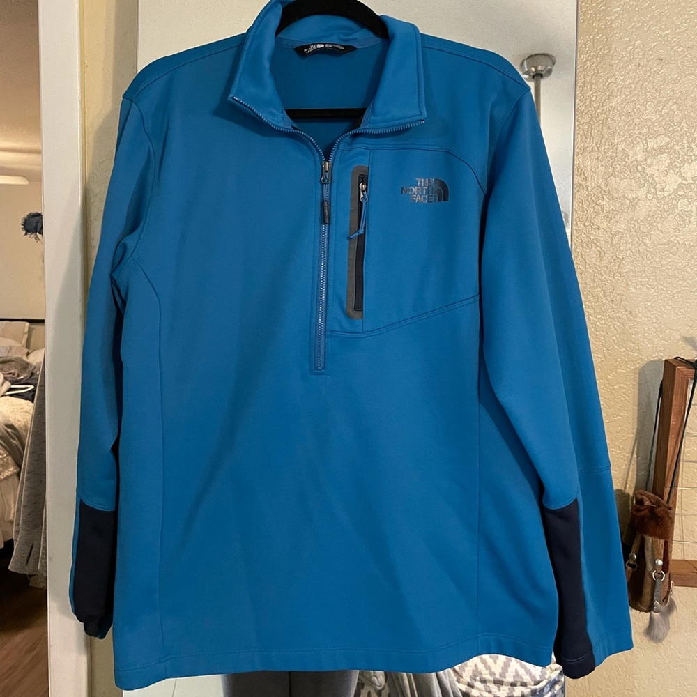 Mens North face half zip jacket